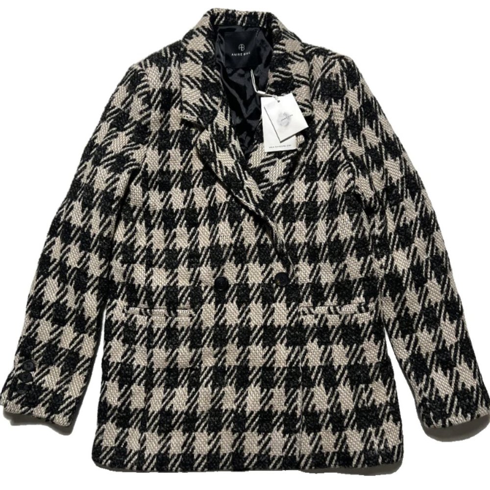 Annie Bing - Black and Beige Blazer - NEW WITH TAGS